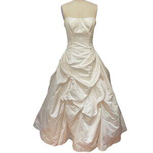 Marisa Style 644 Silk Wedding Dress Strapless Sweetheart Gown